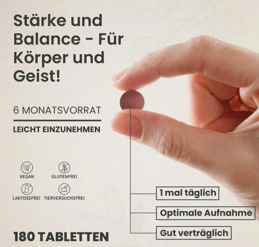 Cyb Vitamin B-Komplex Hochdosiert 100% Vegan 180 Tabletten
