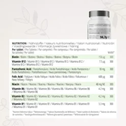 Cyb Vitamin B-Komplex Hochdosiert 100% Vegan 180 Tabletten