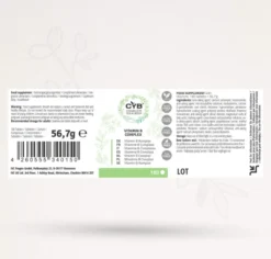 Cyb Vitamin B-Komplex Hochdosiert 100% Vegan 180 Tabletten