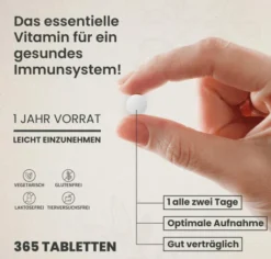 Cyb Vitamin D3 2000 I.E. Hochdosiert 365 Tabletten