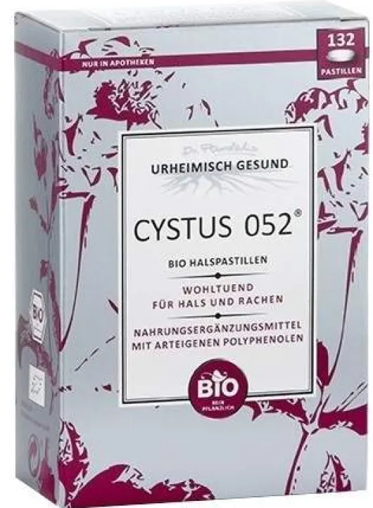 Cystus 052 Bio 132 Halspastillen