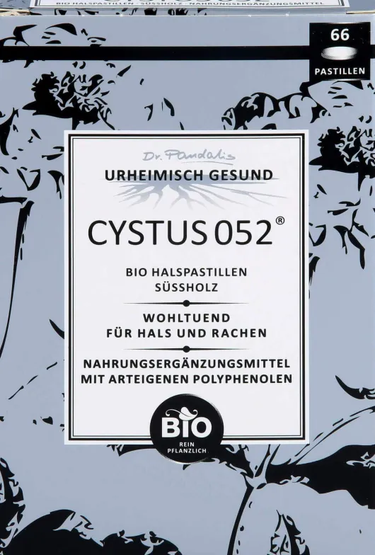 Cystus 052 Bio Halspastillen Süßholz 32 Stück