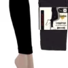 Damen Leggings Bambus Größe 38-42 schwarz, S-M