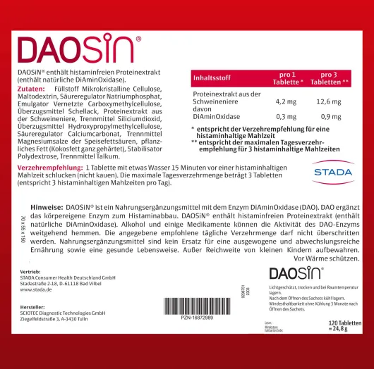 Daosin 120 Tabletten