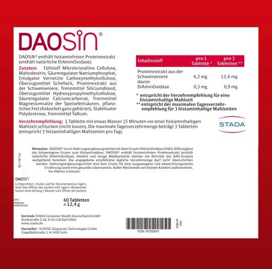 Daosin Tabletten 60 Stück