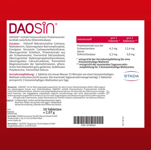 Daosin Tabletten 10 Stück