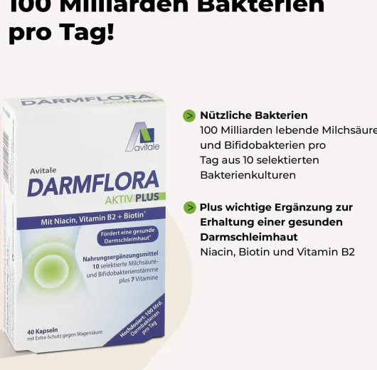 Darmflora Aktiv Plus 40 Kapseln