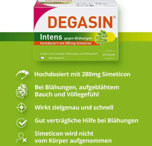 Degasin Intens 280 mg 32 Weichkapseln