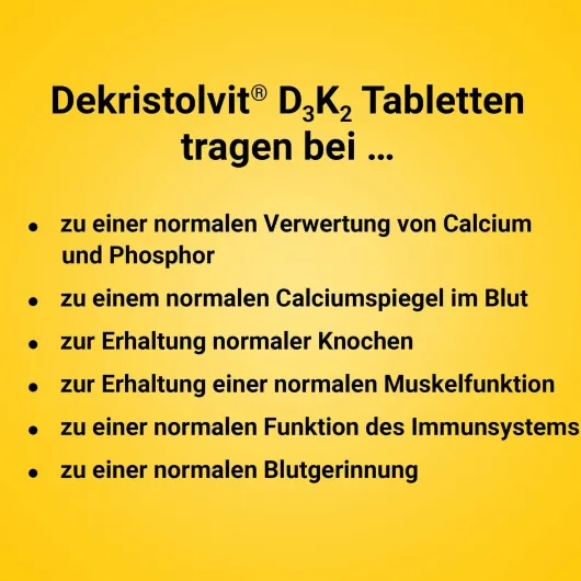 Dekristolvit D3K2 60 Tabletten