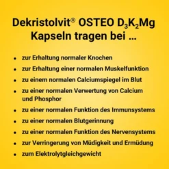 Dekristolvit Osteo D3K2Mg 120 Kapseln