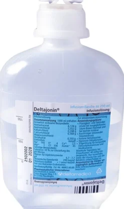Deltajonin Plastik Infusionslösung 10 X 250 ml