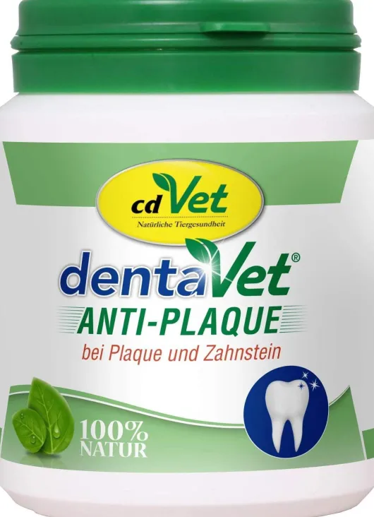Dentavet Anti-Plaque Pulver Für Hunde und Katzen 150 G