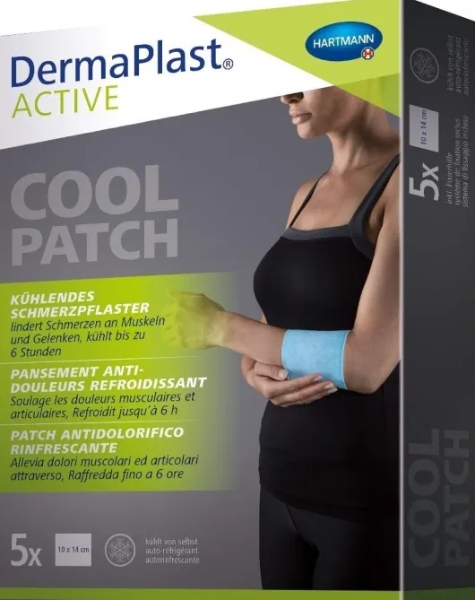 Dermaplast Active Cool Patch 10 X 14 cm 5 Stück