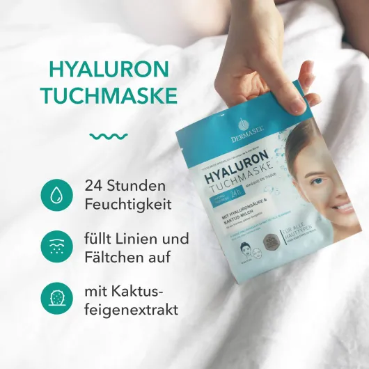 Dermasel Hyaluron Tuchmaske 1 Stück