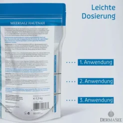 Dermasel Totes Meer Badesalz Pur 1500 g