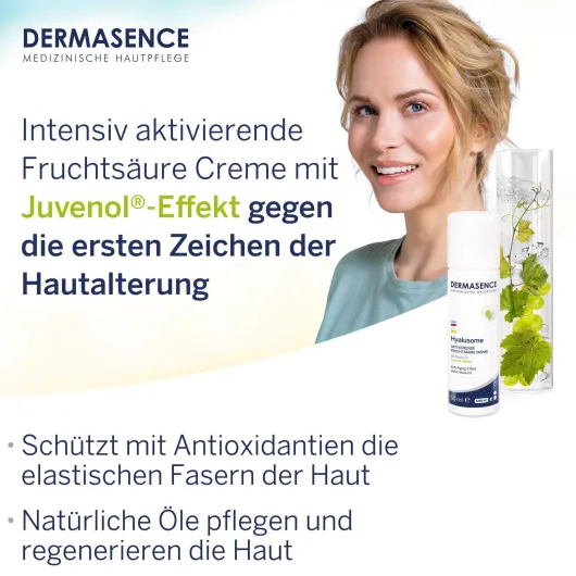 Dermasence Hyalusome Aktivierende Fruchtsäure Creme 50 ml