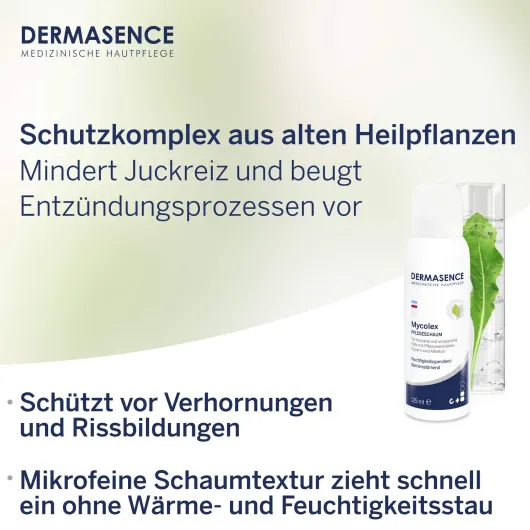 Dermasence Mycolex Pflegeschaum 125 ml