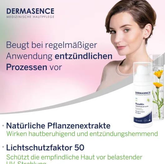 Dermasence RosaMin Tagespflege LSF 50 50 ml