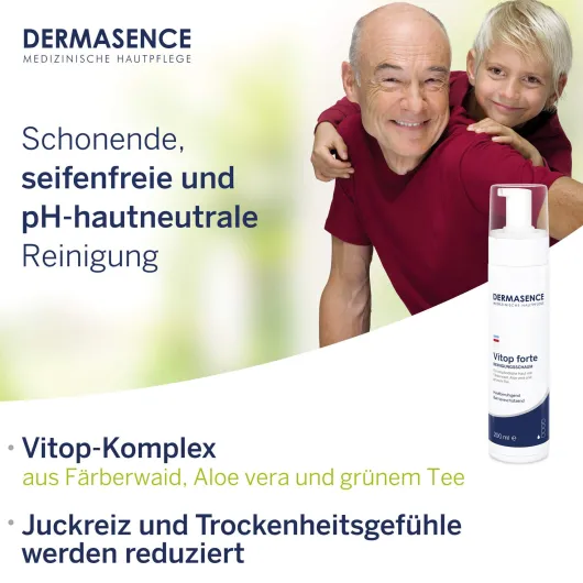 Dermasence Vitop Forte Reinigungsschaum 200 ml
