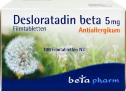 Desloratadin Beta 5 mg Filmtabletten 100 Stück