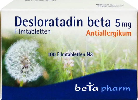 Desloratadin Beta 5 mg Filmtabletten 100 Stück
