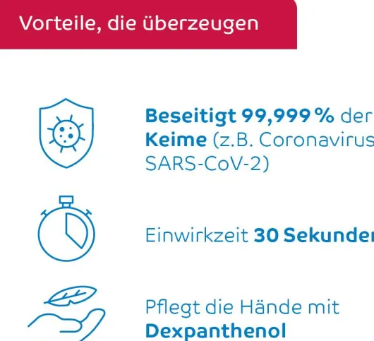 Desmanol Care Hyclick Alkoholische Händedesinfektion 1000 ml