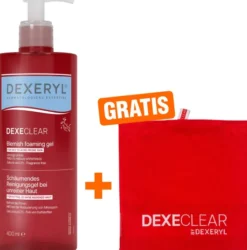 Dexeryl Dexeclear schäumendes Reinigungsgel 400 ml + gratis Handtuch 1 Stück