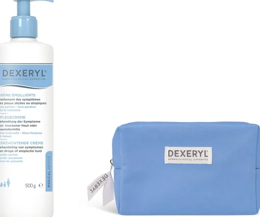 Dexeryl Pflegecreme 500 g + gratis Kosmetiktasche