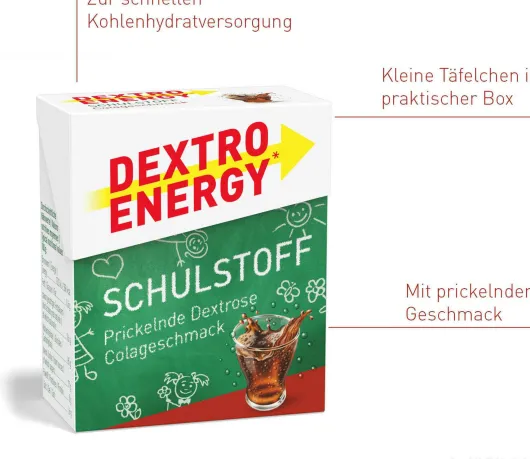 Dextro Energy Schulstoff Colatäfelchen 50g