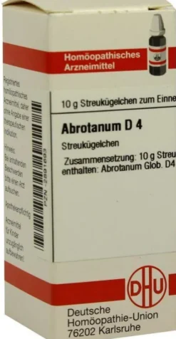 Dhu Abrotanum D4 Globuli 10 G