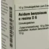 Dhu Acidum Benzoicum E Resina D6 10 G Globuli