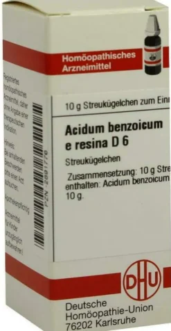 Dhu Acidum Benzoicum E Resina D6 10 G Globuli