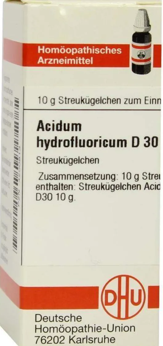Dhu Acidum Hydrofluoricum D30 Globuli