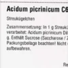 Dhu Acidum Picrinicum C6 Globuli 10 G
