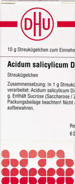 Dhu Acidum Salicylicum D6 Globuli 10 G