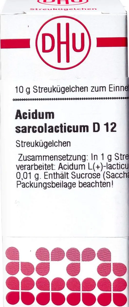 Dhu Acidum Sarcolacticum D12 Globuli 10 G