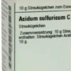 Dhu Acidum Sulfuricum C30 Globuli