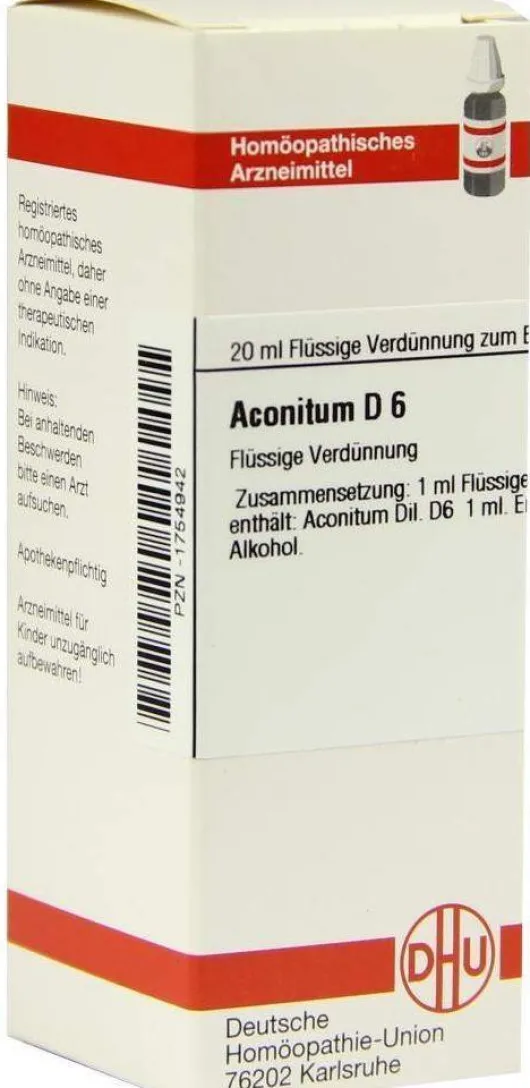 Dhu Aconitum D6 20 ml Dilution
