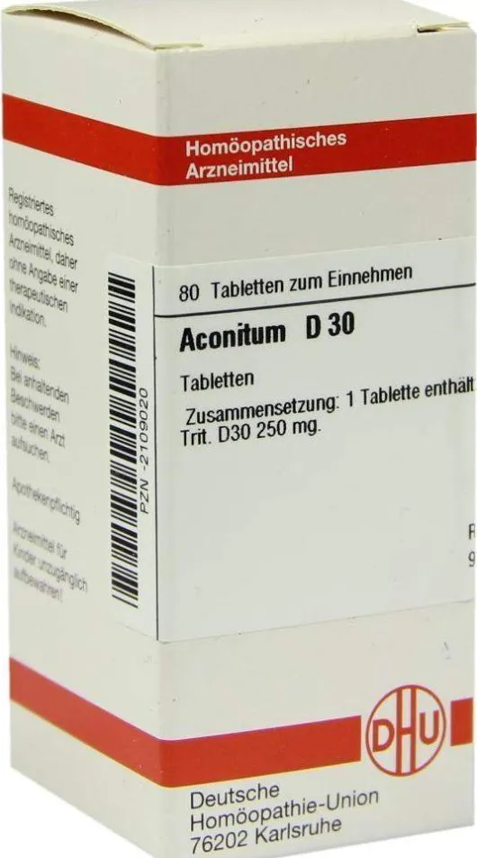Dhu Aconitum D30 80 Tabletten