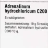 Dhu Adrenalinum Hydrochloricum C200 Globuli 10 G