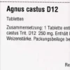 Dhu Agnus Castus D12 Tabletten