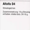 Dhu Alfalfa D4 Globuli 10 G