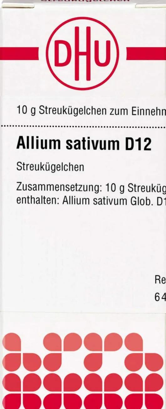 Dhu Allium Sativum D12 Globuli 10 G