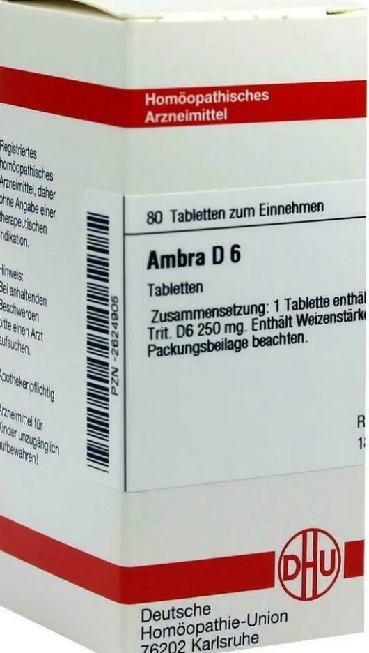 Dhu Ambra D6 Tabletten 80 Tabletten