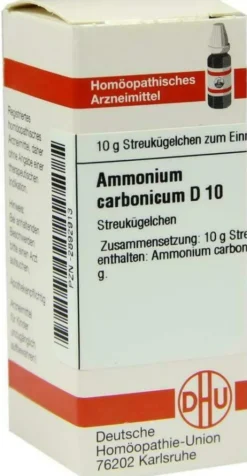 Dhu Ammonium Carbonicum D10 Globuli