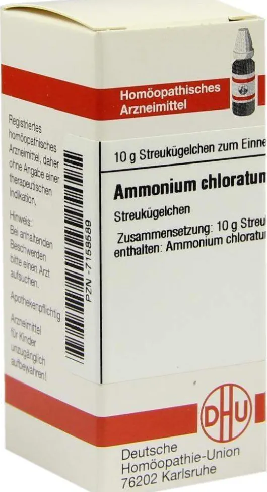Dhu Ammonium Chloratum D12 Globuli