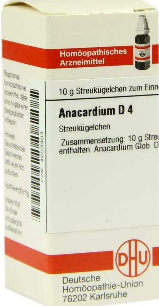 Dhu Anacardium D4 Globuli