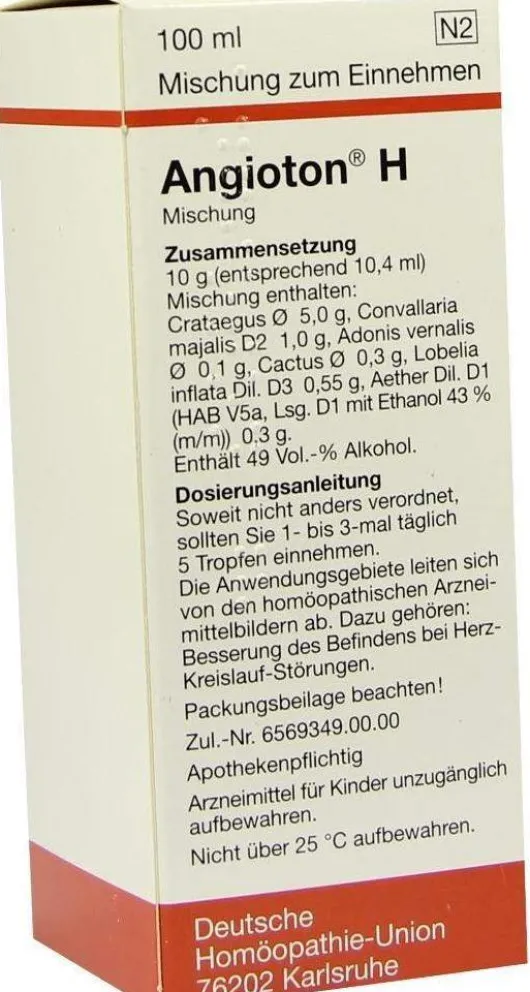 Dhu Angioton H 100 ml Liquidum
