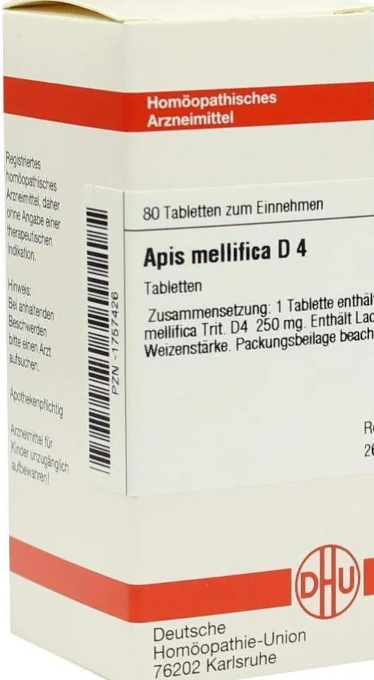 Dhu Apis Mellifica D4 80 Tabletten