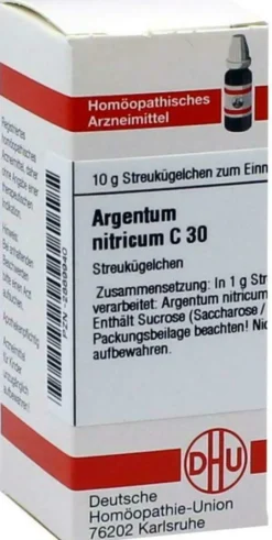 Dhu Argentum Nitricum C30 10 G Globuli